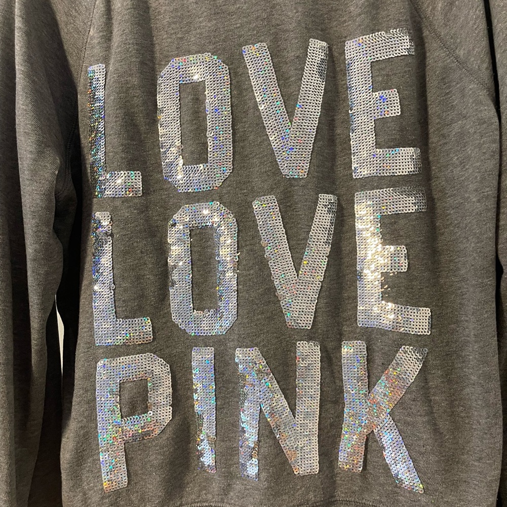 VS Pink Sequin hoodie